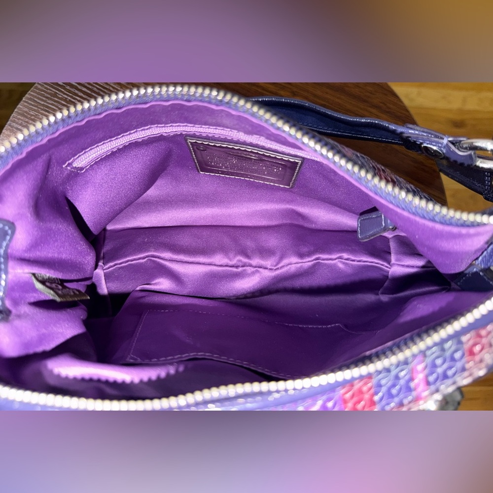 Coach Poppy Tartan Groovy Shoulder Bag! So Cute & Dainty! Definitely Must Buy ๐ - Picture 9 of 11